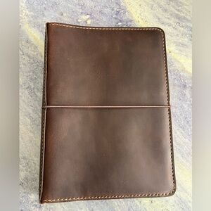New Chic Sparrow A5 Number 5 Travelers Notebook Folio Leather Bella Brown TN